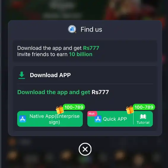 Z777 game download options for the mobile app